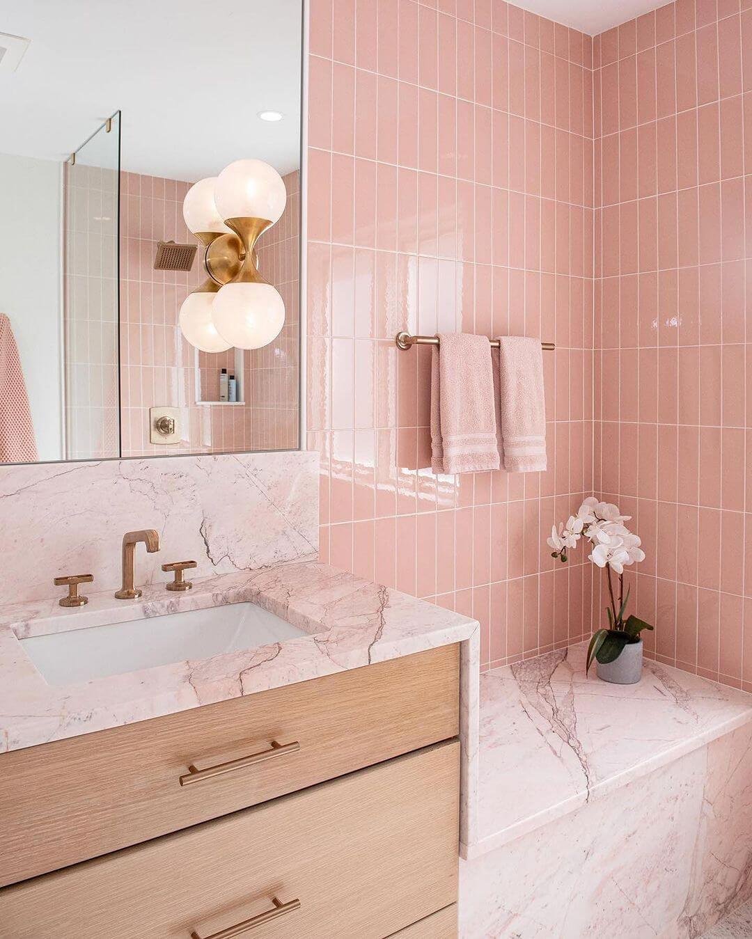 33 Pink Bathrooms That Prove You Can Pull It Off In Style (Photos ...